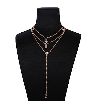 Layered necklaces, romantic, fashion alloy necklace jewelry