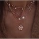 Female Star Fashion Necklace necklaces layered jewelry