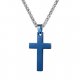 Men fashion stainless steel cross necklace pendant necklace jewelry