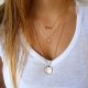 Women pendant necklace, unlimited, simple, stylish alloy necklace jewelry, leisure