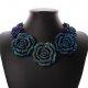 Woman resin cured resin jewelry retro roses