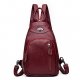 Women bag backpack zipper