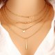 Women wrapped layered necklaces necklace fashion jewelry necklace