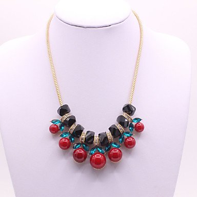 Women pendant necklace, diamond cherry, fashion alloy necklace jewelry daily