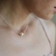 Women pearl pendant necklace, necklace, pearl necklace, pearl slim, women, fashion steel jewelry, silver necklace jewelry party,