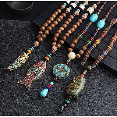 Women Long Pearl Necklace necklaces fashion jewelry resin animals