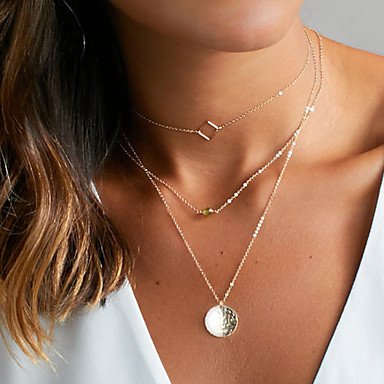 Layered necklace pendant necklace women necklace jewelry