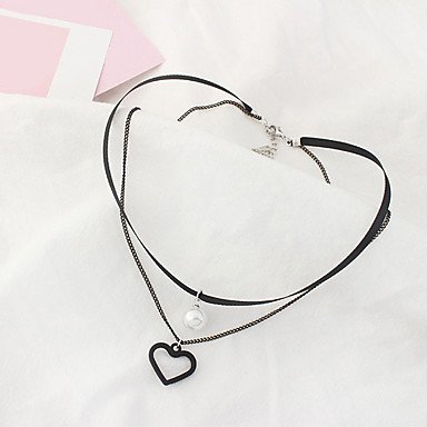 Women Necklace Heart Necklace Fashion Jewelry