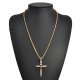 Men fashion pendant necklace, diamond cross simple fashion cute alloy, silver jewelry necklace