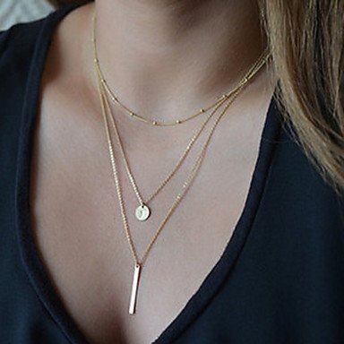 Women simple necklace jewelry