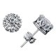 Women Cubic Zircon earrings Crown