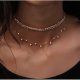 Female Star Fashion Necklace necklaces layered jewelry