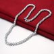 Men single-chain necklace sterling silver necklaces jewelry simple everyday