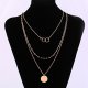 Women layered long necklaces classic fashion jewelry necklace