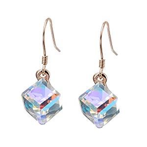 Crystal earrings Crystal earrings color magic cube crystal earrings fashion girl