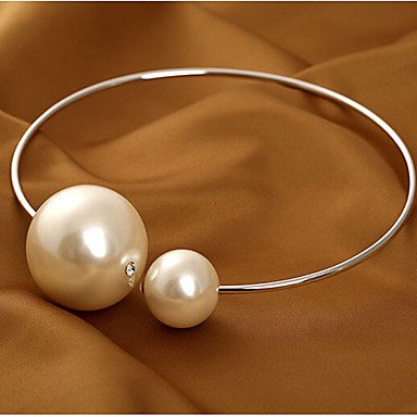 Women pearl necklace necklace, necklace, pearl necklace, pearl, fashion, birthday, alloys, silver necklace jewelry