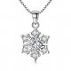 Women cubic zirconia pendant necklace jewelry classic