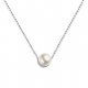 Woman floating stainless steel necklace lovely necklace fashion jewelry