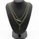 Layered resin necklace female fashion multilayer necklace Jewelry