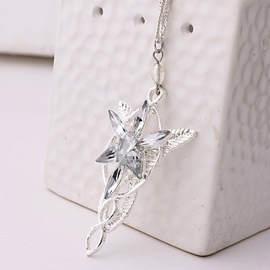 Pendant necklace, fashion silver alloy jewelry necklace, leisure