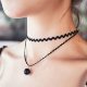 Female necklace pendant necklace double-layered necklace fashion jewelry necklace