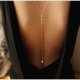 Cubic zirconia necklace female lasso, simple, stylish alloy necklace jewelry