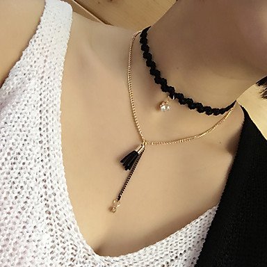 Women wrapped layered necklaces necklace fashion jewelry necklace