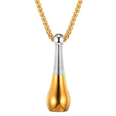 Man pendant necklace fashion alloy stainless steel alloys, silver jewelry necklace