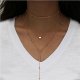 Women stratified layered necklaces, heart, fashion, multi-layer steel, silver jewelry necklace everyday, leisure