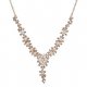 Female chain necklace, imitation pearls, rhinestones flowers, fashion alloy necklace jewelry daily