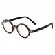 Neutral retro oval reading glasses are lightweight and comfortable