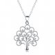 Fashion jewelry silver necklace silver necklace daily