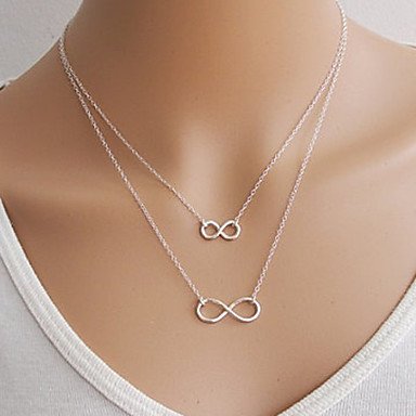 Double-layered necklace women necklace fashion jewelry necklace