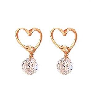 Lovely heart-shaped earrings