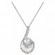 Women hollow silver pendant necklace romantic fashion jewelry necklace